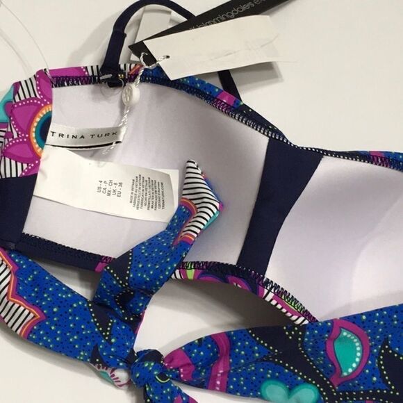 Trina Turk bandeau bikini top. NWT - Picture 7 of 8